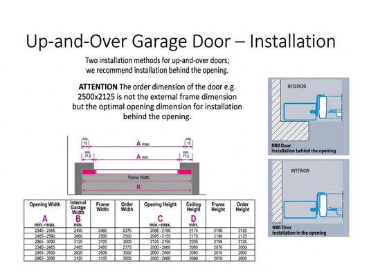 GSL - Swing Garage Gate, Brown