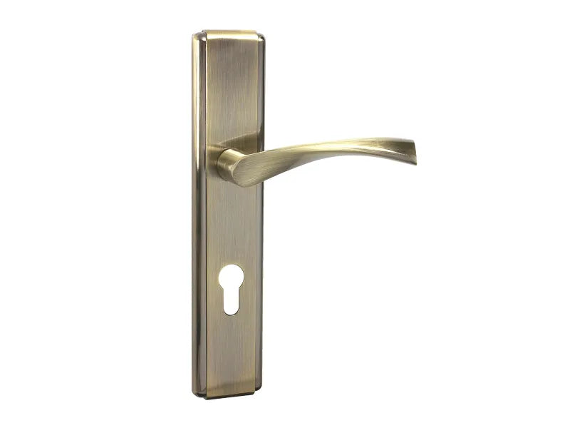Domino - Exterior Door Handle, Rustic Bronze