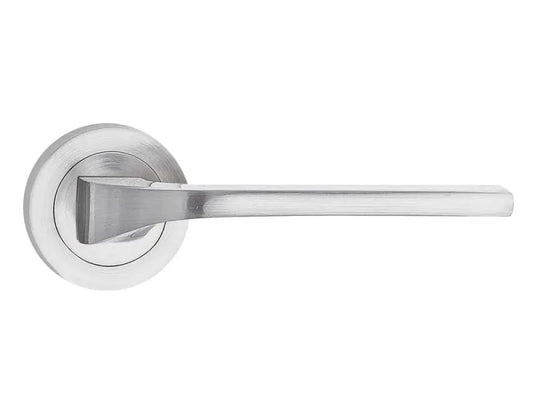 Metal-Bud Door Handle, Silver