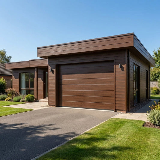 Hormann - Sectional door Isomatic, Bronze
