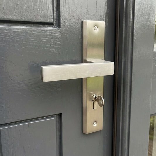 Metal-Bud Exterior Door Handle, Different Colours