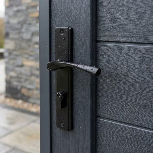Domino - Exterior Door Handle, Black
