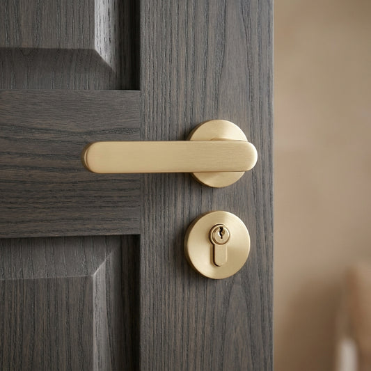 Malaga - Door Handle, Gold