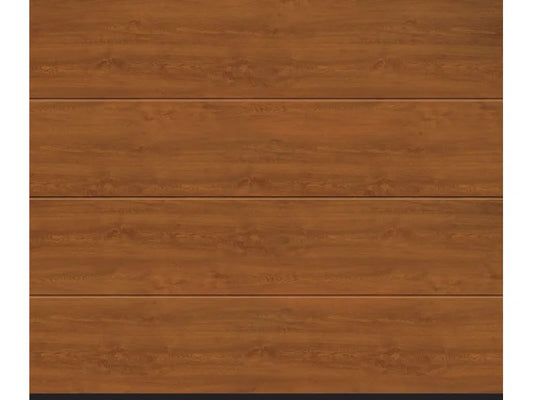 Hormann - IsoMatic Sectional door, Golden oak