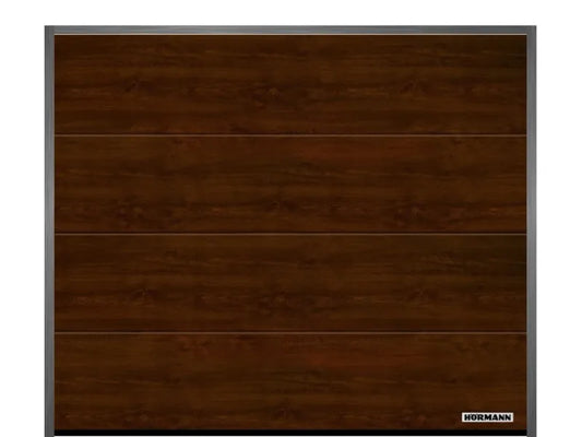 Hormann - Sectional door Isomatic, Walnut
