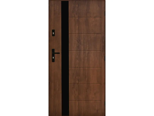 Pantor - Steel Exterior Door Alicante, Walnut