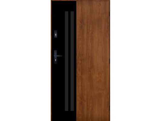 Pantor -  Steel  Exterior Door Castilia, Golden Oak