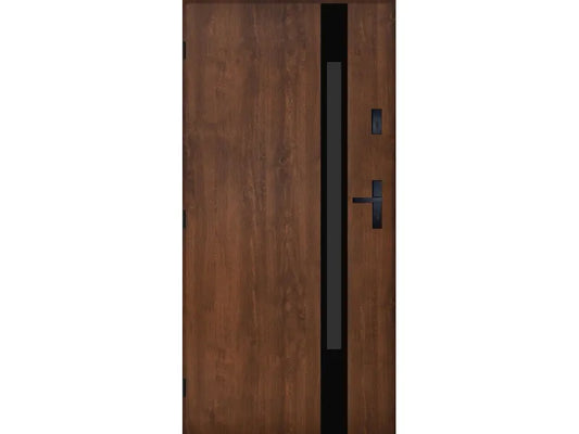 Pantor - Steel Exterior Door Munich, Walnut