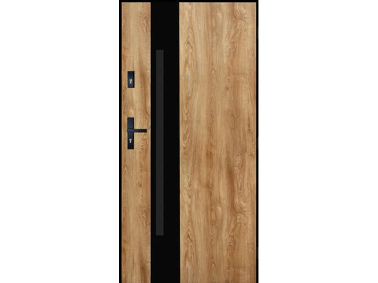 Pantor - Steel Exterior Door Turner, Oak
